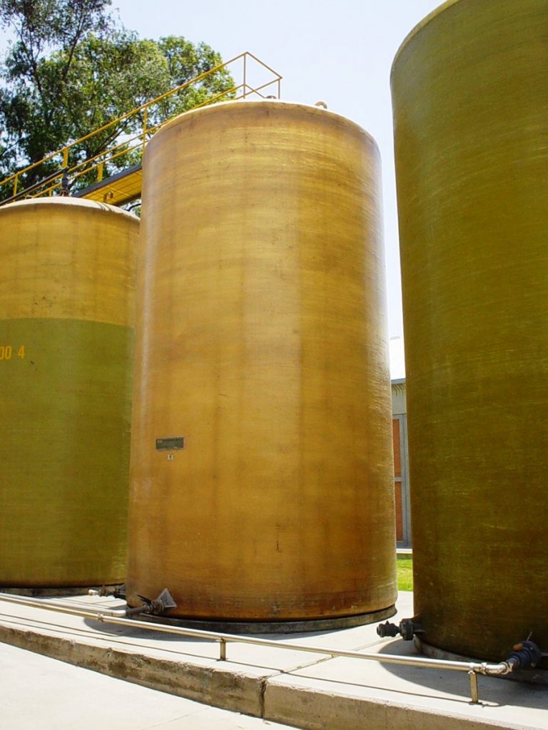 Tanques de fibra de vidrio 50m3 vinagre