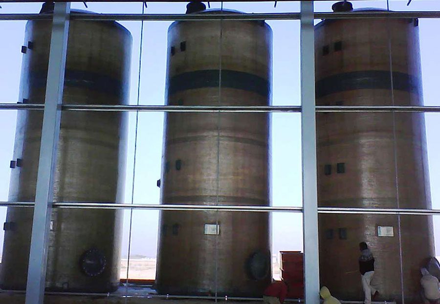 Tanques de fibra de vidrio 100m3