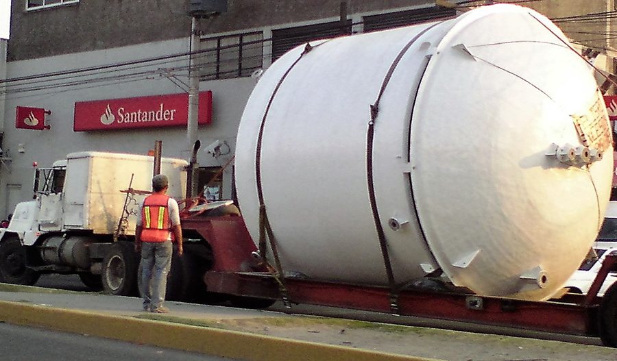 Tanque reactor de fibra de vidrio NaClO